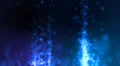 Abstract motion background, fires, shining lights and particles HD Footage