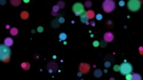 Abstract Motion Background with Floating Colorful Bokeh Particles 스톡 동영상 330919885