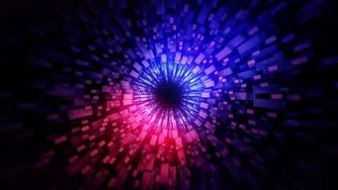 Abstract Motion Background Floating Polygons Vj Loop Stock Footage 100729471