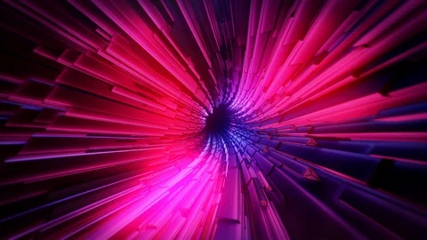 Abstract Motion Background Floating Polygons Vj Loop Stock Footage 100729625