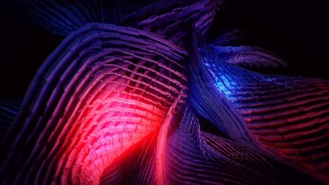 Abstract Motion Background Floating Polygons Vj Loop Stock Footage 100730014