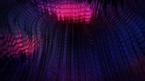 Abstract Motion Background Floating Polygons Vj Loop Stock Footage 100730237