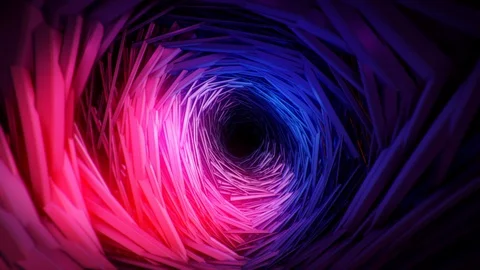 Abstract Motion Background Floating Polygons Vj Loop Stock Footage 100730606