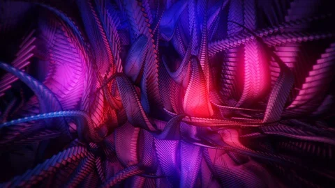 Abstract Motion Background Floating Polygons Vj Loop Stock Footage 100731356