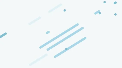 Abstract Motion Background with Flowing Blue Lines and Dots Stock Footage 336097371