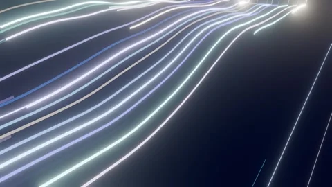 Abstract motion background with flowing light patterns 動画素材 341706175