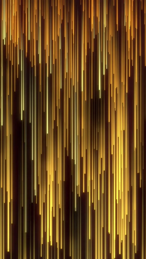 Abstract motion background Flying Gold shine particles with glitter - Vertical Stock Footage 229272294