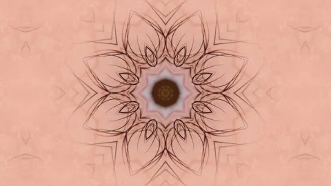 Abstract motion background in the form of a kaleidoscope Stock Footage 321943619