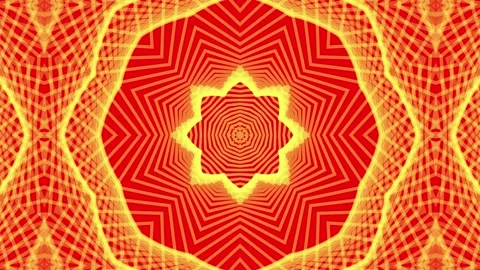 Abstract motion background in the form of a kaleidoscope Vídeos de archivo 323084993
