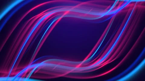 Abstract motion background glowing blue and pink energy lines Video stock 149456290