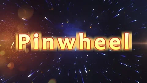 Abstract motion background with glowing text and light streaks moving through Video stock 346210031