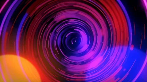Abstract Motion Background Glowing Twisted Lines Vj Loop 스톡 동영상 97279246