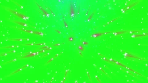Abstract motion background with glowing white star particles on a green screen 스톡 동영상 343909425