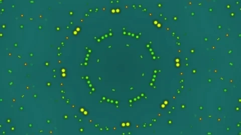 Abstract Motion Background. Kaleidoscope Stock Footage 80448140