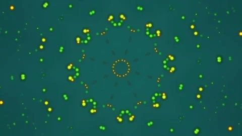 Abstract Motion Background. Kaleidoscope Stock Footage 80448265