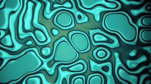 Abstract motion background with liquid bright azure and shining oil texture Stock Footage 119305034