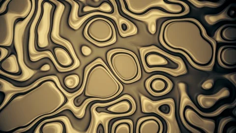 Abstract motion background with liquid dim olive and shining oil texture, wavy Stock Footage 119304841