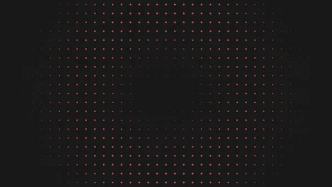 Abstract motion background loop digital dot modern gray red Stock Footage 97307337