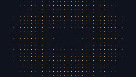 Abstract motion background loop digital dot modern orange Stock Footage 97307361