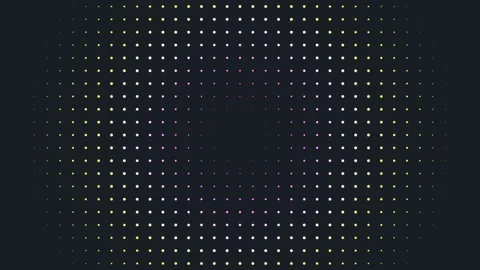 Abstract motion background loop digital dot modern green blue pink Video stock 97307378