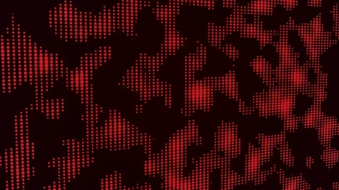 Abstract motion background loop digital dot modern red Stock Footage 97883512