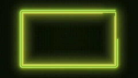 Abstract motion background. neon frame, loop Stock Footage 302271696