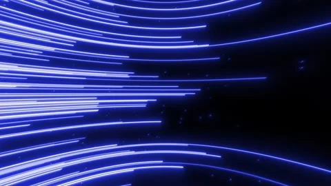 Abstract motion background. neon lines Stock Footage 302273269