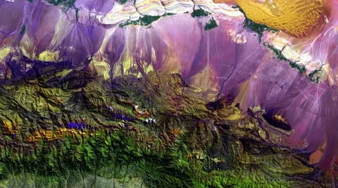 Abstract motion background. Original satellite images of Earth from space. Loop. 库存影片 63375298