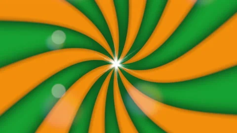 Abstract Motion Background With Psychedelic Twisting Circles Stock Footage 202131515