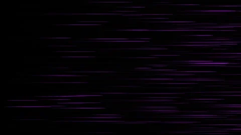 Abstract motion background with purple horizontal glowing light streaks video Video stock 343611732