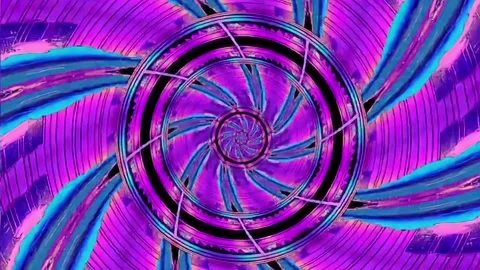 Abstract motion background with purple spiral pattern Stock Footage 245299474