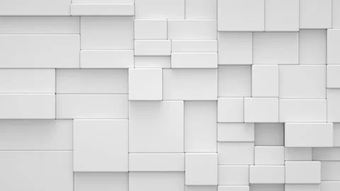 Abstract motion background from random moving cube blocks, seamless loop  스톡 동영상 150066776