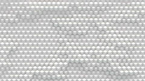 Abstract motion background from random moving cubes, seamless loop animation Video stock 170273016