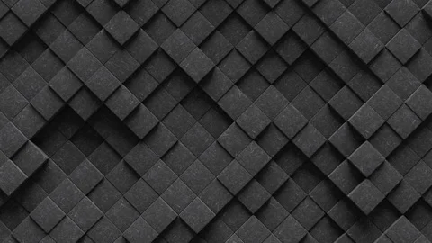 Abstract motion background from random moving felt cubes, seamless loop ani.. Stock Footage 277760570