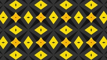 Abstract motion background shape loop yellow Video stock 85705337