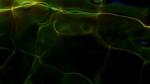 Abstract motion background shining colorful particles Stock Footage 254866867
