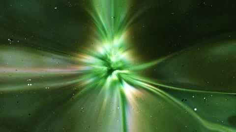 Abstract motion background shining colorful particles. Stock Footage 256391379