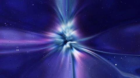 Abstract motion background shining colorful particles. Stock Footage 256391561