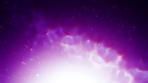 Abstract motion background shining colorful particles. Stock Footage 256393737