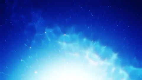 Abstract motion background shining colorful particles. Stock Footage 256394503