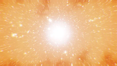 Abstract motion background shining colorful particles. Stock Footage 256399768