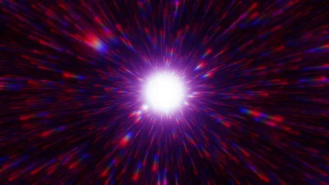 Abstract motion background shining colorful particles. Stock Footage 256401157