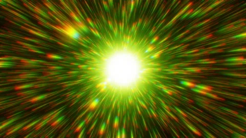 Abstract motion background shining colorful particles. Stock Footage 256401338