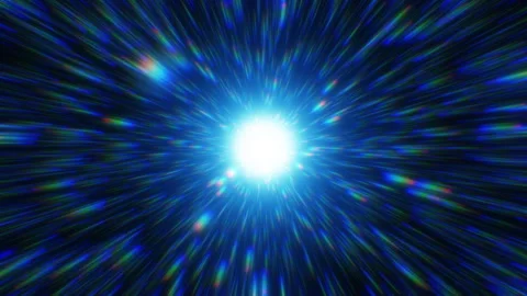 Abstract motion background shining colorful particles. Stock Footage 256401949