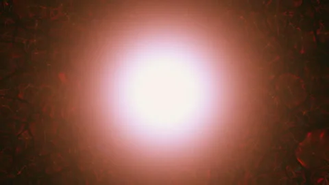 Abstract motion background shining colorful particles. Stock Footage 256404598