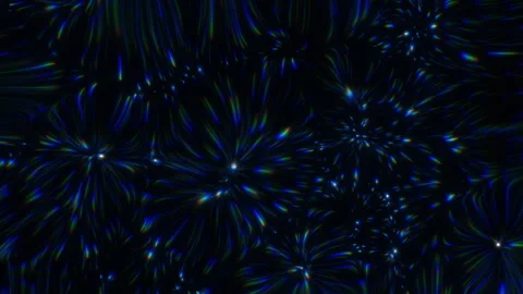 Abstract motion background shining colorful particles. Stock Footage 256406606