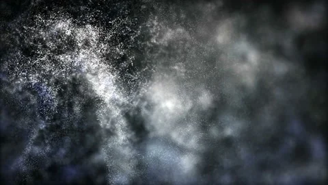 Abstract motion background shining flying particles Video stock 123418775