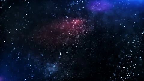 Abstract motion background shining flying particles Video stock 134663280