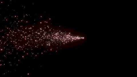 Abstract motion background shining gold particles Stockbeeldmateriaal 140264927