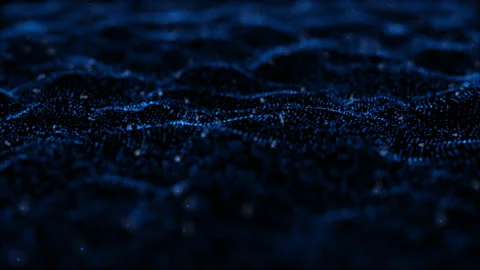 Abstract motion background shining gold particles. Shimmering Glittering Stock Footage 205406867